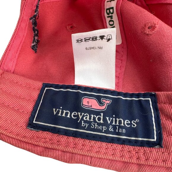 Vineyard Vines Hat Whale Logo Baseball Cap Adjustable Strap Cotton - Picture 7 of 7